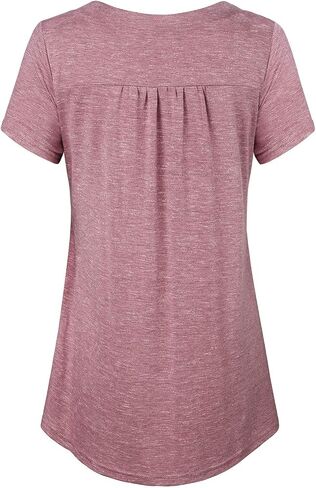 Joymom Womens V Neck Short Sleeve Nursing Tops Maternity Breastfeeding Shirts S-2XL in Saudi Arabia