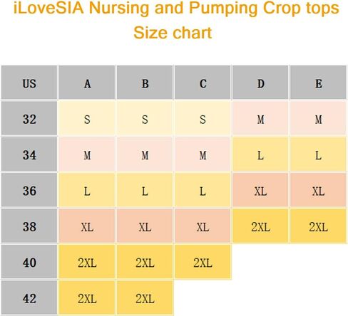 iLoveSIA 2PACK حمالة صدر رياضية للتمريض، قطع علوية قصيرة مدمجة بدون استخدام اليدين، حمالات صدر للأمهات، أسود + رمادي، مقاس 2XL in Kuwait