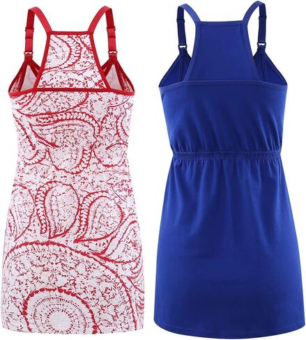 Maternity Nursing Tank Top, Women Maternity Cami Nursing Sleep Bra Breastfeeding Tops for Pregnancy in Kuwait