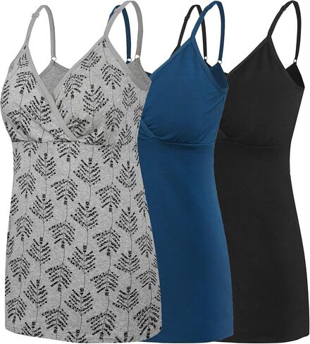 Nursing Tops Tank Shirt Cami Sleep Bra for Maternity and Breastfeeding in Saudi Arabia