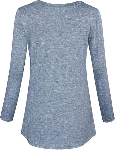 connche Women's Button Side Maternity Tunic Nursing Tops for Breastfeeding in Saudi Arabia