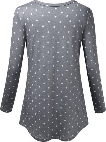 connche Women's Button Side Maternity Tunic Nursing Tops for Breastfeeding in Saudi Arabia