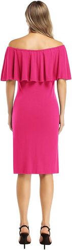 Coolmee Women's Maternity Dress Off Shoulder Casual Maxi Dress in Kuwait