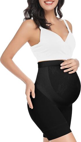 KIM S Women's Seamless Maternity Shapewear for Dresses, Mid-Thighs Pregnancy Underwear, S-XXXL in Saudi Arabia
