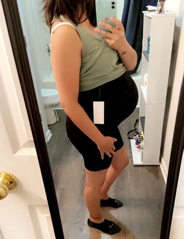KIM S Women's Seamless Maternity Shapewear for Dresses, Mid-Thighs Pregnancy Underwear, S-XXXL in Saudi Arabia