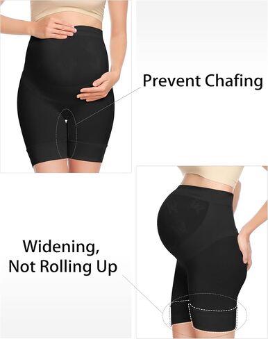KIM S Women's Seamless Maternity Shapewear for Dresses, Mid-Thighs Pregnancy Underwear, S-XXXL in Saudi Arabia