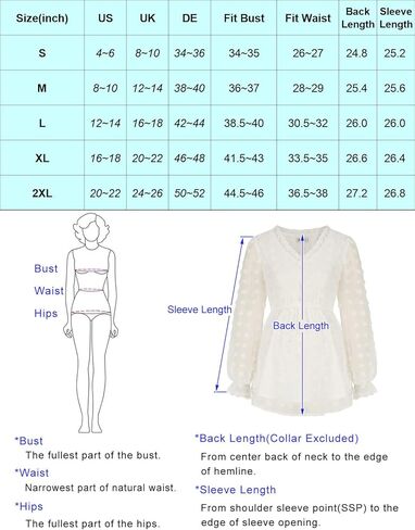 Maacie الأمومة النقاط السويسرية قمم طويلة الأكمام الخامس الرقبة مثير الدانتيل بوم بوم بلوزة شيفون in Kuwait