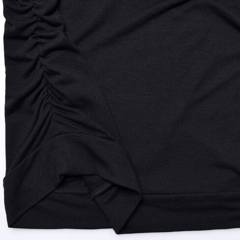 DEBELLY Maternity Shirt with Pocket Women's Lapel Top Casual Pregnancy Long Sleeve Zipper Sweatshirt in Saudi Arabia