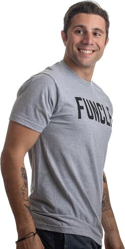 Funcle | Fun Funny Uncle New Baby Pregnancy Maternity Niece Nephew Men T-Shirt in Saudi Arabia