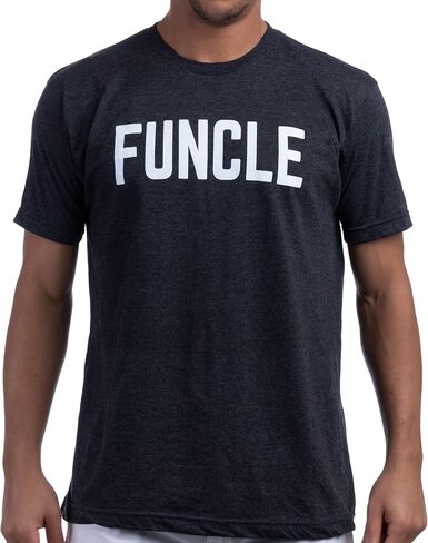 Funcle | Fun Funny Uncle New Baby Pregnancy Maternity Niece Nephew Men T-Shirt in Saudi Arabia