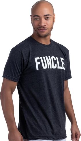Funcle | Fun Funny Uncle New Baby Pregnancy Maternity Niece Nephew Men T-Shirt in Saudi Arabia
