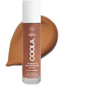 COOLA Organic Rosilliance BB Cream With SPF 30, Tinted Moisturizer Sunscreen & Foundation, Dermatologist Tested, 1.5 Fl Oz