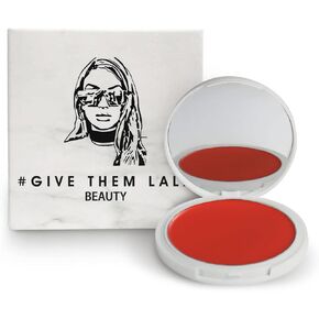 Deep Coral Cream Blush, ‘Are U Single’ By Give Them Lala- Ultra-Blendable Cream Blush For Cheeks- Natural Creamy Makeup Blush- Cruelty-Free Pigmented Cheek Tint- Water & Sweat Resistant, 0.26oz