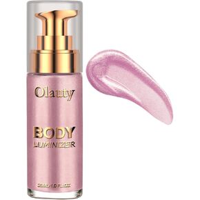 Liquid Illuminator, Firstfly Body Highlighter Makeup Smooth Shimmer Glow Liquid Foundation for Face & Body（#01 Rose Gold） in Kuwait