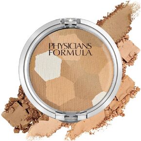 Physicians Formula Setting Powder Palette Multi-Colored Pressed Finishing Powder, Natural Coverage, Beige, Dermatologist Tested, Clinicially Tested