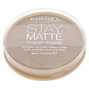 Rimmel London Stay Matte - 011 Creamy Natural - Pressed Powder, Lightweight, High Coverage, Shine Control, 0.49oz