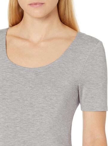 Amazon Essentials Women's Maternity Short-Sleeve Rouched Scoopneck T-Shirt, Pack of 2 in Saudi Arabia
