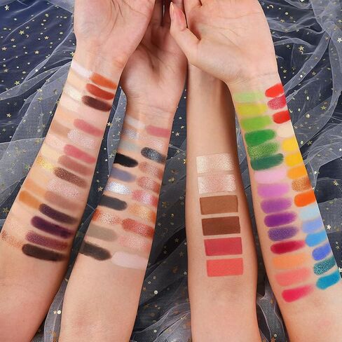 UCANBE Professional 86 Colors Eyeshadow Palette with 15pcs Makeup Brushes Set Matte Glitter Long Lasting Highly Pigmented Waterproof Contour Blush Powder Highlighter All in One in Kuwait