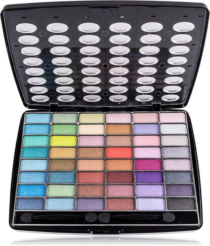 SHANY Beauty Book Makeup Kit All in one Travel Makeup Set - 35 Colors Eyeshadow, Eye brow, makeup blushes, powder palette,10 Lip Colors, Eyeliner pens & makeup Mirror - Holiday Makeup Gift Set in Kuwait