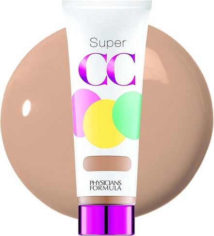 Physicians Formula Super CC+ Cream Color-Correction + Care Cream Full Coverage Foundation, Anti Aging Hydrating Serum, For Uneven Skin Tone, Dermatologist Approved, Light in Saudi Arabia
