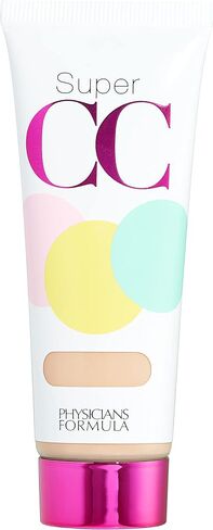 Physicians Formula Super CC+ Cream Color-Correction + Care Cream Full Coverage Foundation, Anti Aging Hydrating Serum, For Uneven Skin Tone, Dermatologist Approved, Light in Saudi Arabia