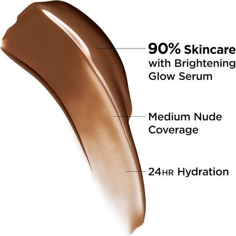IT Cosmetics CC+ Nude Glow Lightweight Foundation + Glow Serum with SPF 40 - With Niacinamide, Hyaluronic Acid & Green Tea Extract - 1.08 fl oz in Saudi Arabia