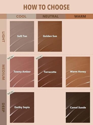 SHEGLAM Sun Sculpt Cool Toned Liquid Contour Stick Long Lasting Cream Bronzer Makeup - Camel Suede in Kuwait