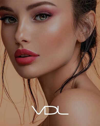 VDL Cheekstain Blusher (02 Bouncing Peach, 0.2oz) - Lightweight Pastel Blush for a Romantic Mood. Velvet Powder Formula, Seamless, Long-Lasting, Natural-Looking Glow | K-beauty in Saudi Arabia