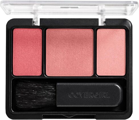 COVERGIRL Instant Cheekbones Contouring Blush Peach Perfection, Palette, .29 Oz, Blush Makeup, Pink Blush, Lightweight, Blendable, Natural Radiance, Sweeps on Evenly in Saudi Arabia