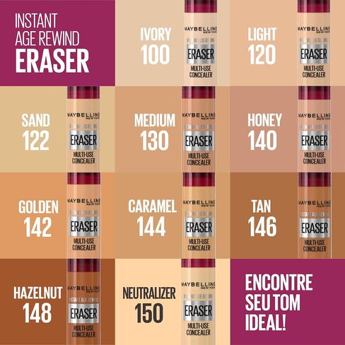 Maybelline Instant Age Rewind Eraser Dark Circles Treatment Multi-Use Concealer, 122, 1 Count (Packaging May Vary) in Saudi Arabia