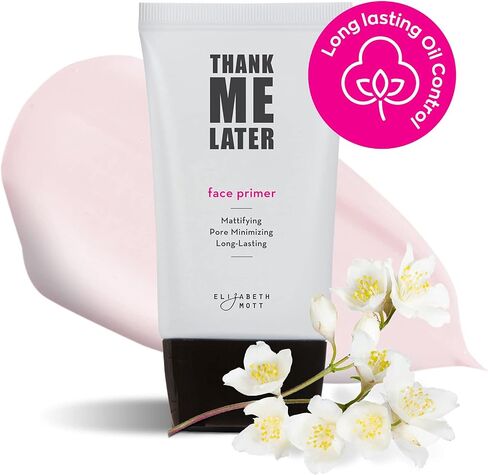 Elizabeth Mott Thank Me Later Face Primer - Mattifying Makeup Base Primer for Shine and Oil Control - Pore Minimizer and Hides Wrinkles and Fine Lines, 30g in Saudi Arabia