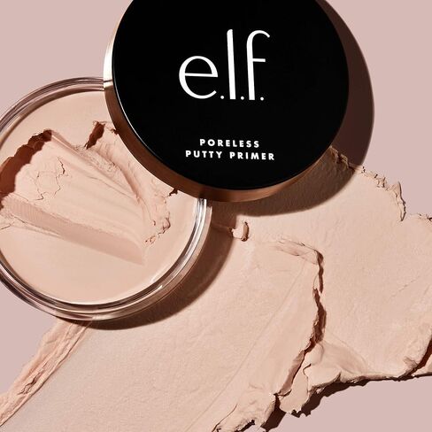 e.l.f. Poreless Putty Primer, Silky, Skin-Perfecting, Lightweight, Long Lasting, Smooths, Hydrates, Minimizes Pores, Flawless Base, All-Day Wear, Flawless Finish, Ideal for All Skin Types, 0.74 Fl Oz in Saudi Arabia