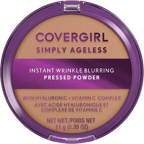 Covergirl Simply Ageless Instant Wrinkle Blurring Pressed Powder, Buff Beige, 0.39 Oz. in Kuwait