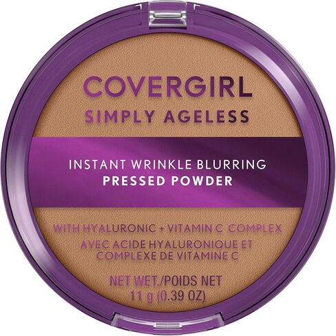 Covergirl Simply Ageless Instant Wrinkle Blurring Pressed Powder, Buff Beige, 0.39 Oz. in Kuwait