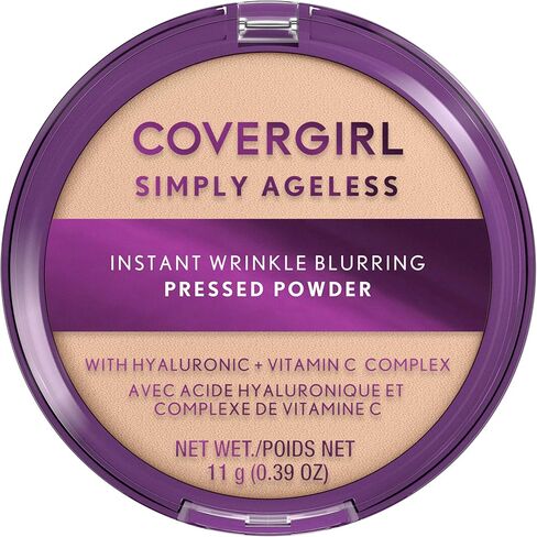 Covergirl Simply Ageless Instant Wrinkle Blurring Pressed Powder, Buff Beige, 0.39 Oz. in Kuwait