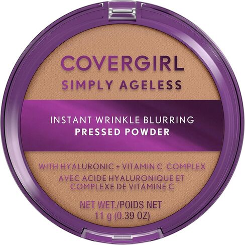 Covergirl Simply Ageless Instant Wrinkle Blurring Pressed Powder, Buff Beige, 0.39 Oz. in Kuwait