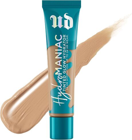 Urban Decay Hydromaniac Tinted Moisturizer - Dewy Medium Coverage Foundation - 24HR Hydration - With Kombucha Filtrate + Marula Oil - Lightweight Healthy Glow – Vegan - 1.1 Fl. Oz in Saudi Arabia