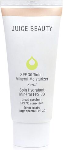Juice Beauty SPF 30 Tinted Mineral Moisturizer - Sand | BB Cream with Broad Spectrum SPF 30, Zinc, and Antioxidant-Rich Formula- 2 fl oz in Saudi Arabia