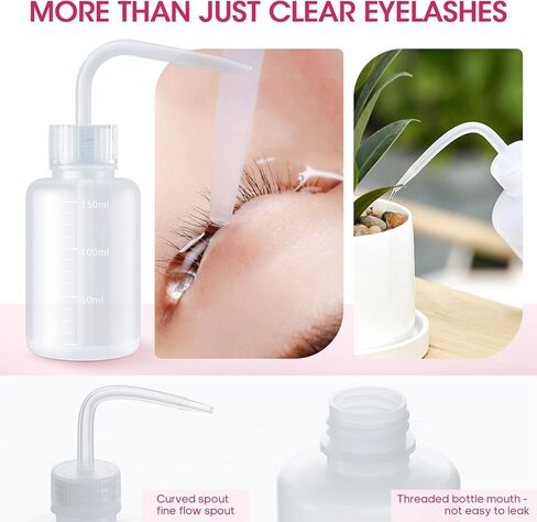 Lash Fan Eyelash Extension Supplies with USB Mini Portable Fans 3 Lash Shampoo Brush 50 Eyelash Mascara Brushes 1 Plastic Wash Bottle for Lash Extension（Black） in Saudi Arabia