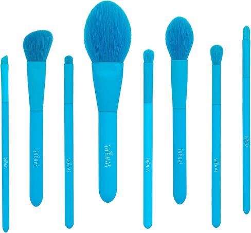 Makeup Brush Set, 15 Piece Quality Makeup Brushes, Premium Synthetic Make Up Brushes for Foundation Powder Blush Highlighter Concealer Makeup Brush Kit for Travel, Hot Pink in Saudi Arabia