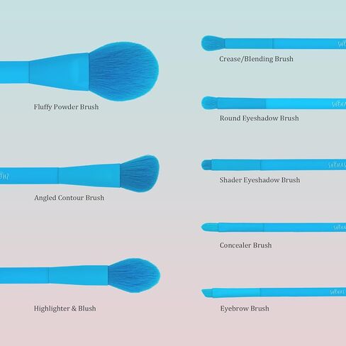 Makeup Brush Set, 15 Piece Quality Makeup Brushes, Premium Synthetic Make Up Brushes for Foundation Powder Blush Highlighter Concealer Makeup Brush Kit for Travel, Hot Pink in Saudi Arabia