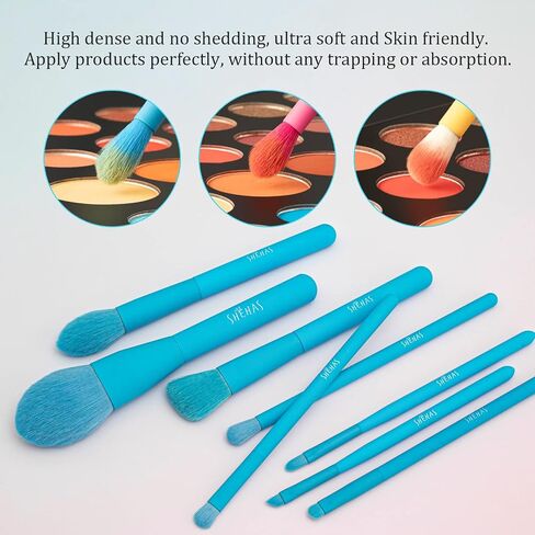 Makeup Brush Set, 15 Piece Quality Makeup Brushes, Premium Synthetic Make Up Brushes for Foundation Powder Blush Highlighter Concealer Makeup Brush Kit for Travel, Hot Pink in Saudi Arabia