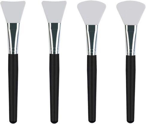 2 Pcs Silicone Face Mask Brush Applicator for Facial Mud, Clay Mask, DIY, Modeling Mask, Body Lotion, and BB CC Cream in Saudi Arabia