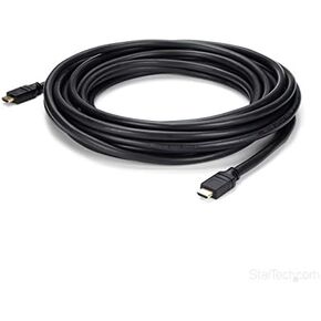 StarTech.com 50ft Plenum Rated HDMI Cable, 4K High Speed Long HDMI Cord w/ Ethernet, 4K30 UHD, 10.2 Gbps, HDCP 1.4, In Wall Plenum HDMI 1.4 Display Cable, HDMI to HDMI Computer to TV Cable (HDPMM50) in Kuwait