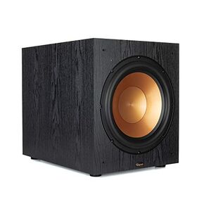 مضخم صوت Klipsch Synergy Black Label Sub-120 مقاس 12 بوصة مزود بقوة 200 واط من الطاقة المستمرة و400 واط من الطاقة الديناميكية ومضخم صوت رقمي لصوت المسرح المنزلي القوي باللون الأسود in Kuwait
