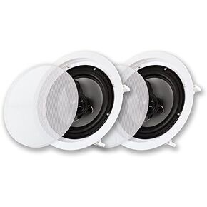 Acoustic Audio CSic83 in Ceiling 8" Speaker Pair 3 Way Home Theater Speakers in Saudi Arabia