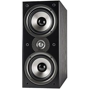 Polk Monitor XT15 Pair of Bookshelf or Surround Speakers - Hi-Res Audio Certified, Dolby Atmos & DTS:X Compatible, 1" Terylene Tweeter & 5.25" Dynamically Balanced Woofer (Pair, Midnight Black)