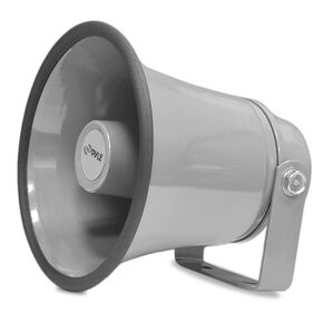 Pyle Indoor/Outdoor PA Horn Speaker - 6.3" Portable PA Speaker with 8 Ohms Impedance & 25 Watts Peak Power - Mounting Bracket & Hardware Included PHSP6K, White, 6.3-Inch in Saudi Arabia