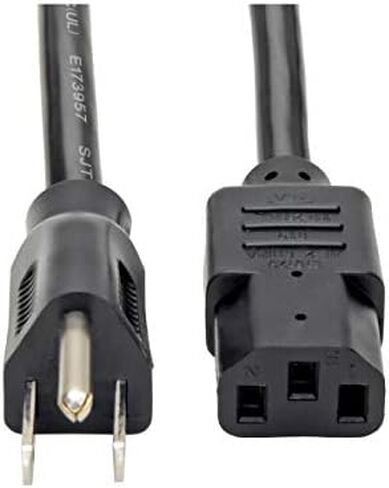 Tripp Lite Heavy-Duty Computer Power Cord 14AWG 15A (NEMA 5-15P to IEC-320-C13) 2-ft.(P007-002) in Kuwait