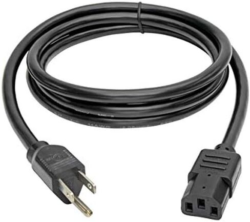 Tripp Lite Heavy-Duty Computer Power Cord 14AWG 15A (NEMA 5-15P to IEC-320-C13) 2-ft.(P007-002) in Kuwait